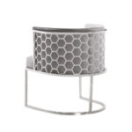 Chamberlain Chair: Grey Velvet