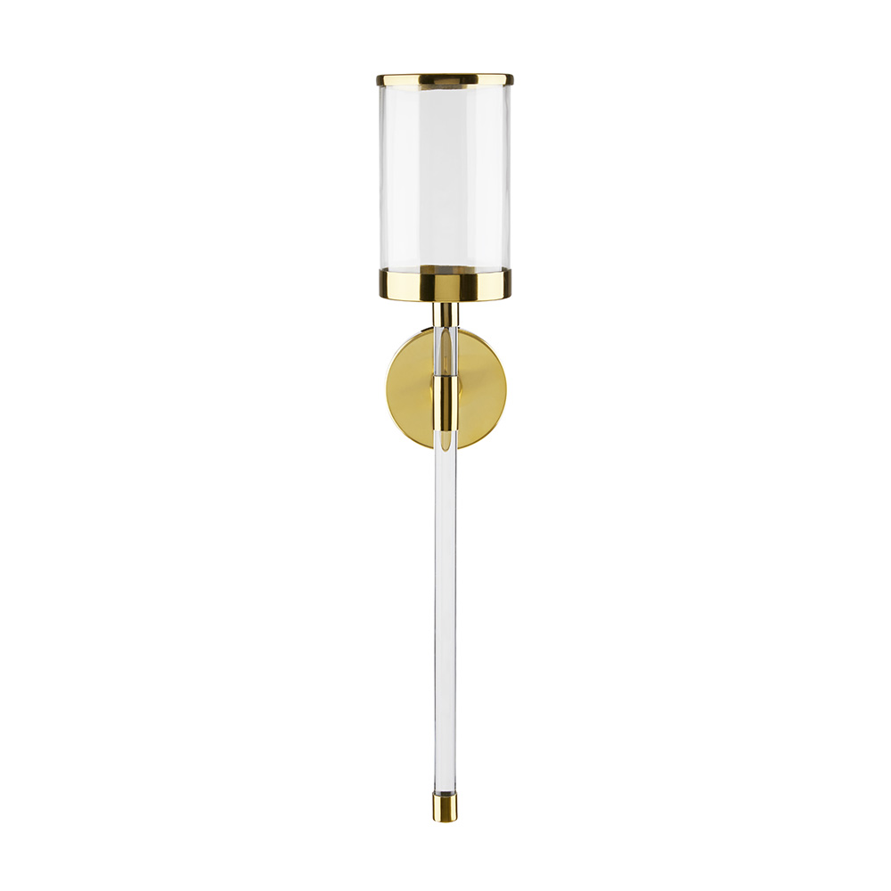 Acrylic Wall Sconce - Gold