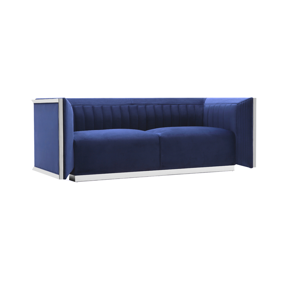 Amsterdam sofa: Ink blue velvet  