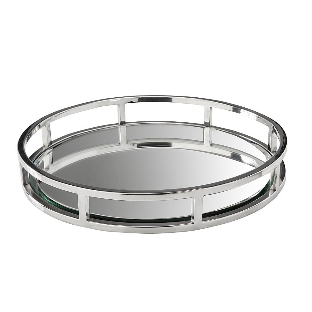 Round Silver Tray GY-1244