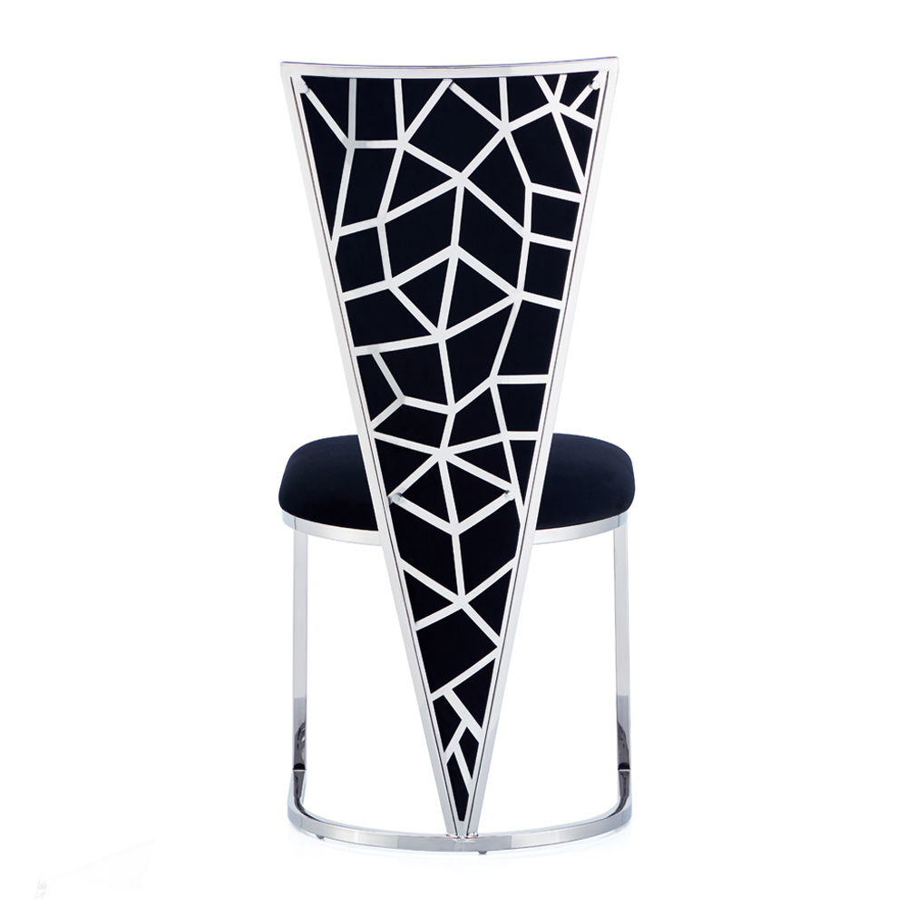 Turin Chair: Black Velvet